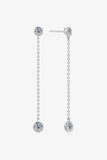 Adored Moissanite Chain Earrings