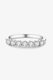 Can't Stop Your Shine Moissanite Platinum-Plated Ring