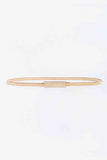 Elastic Iron Skinny Belt