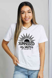 Simply Love SUNKISSED & SALTY Graphic Cotton T-Shirt