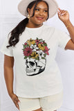 Simply Love Full Size Skull Graphic Cotton Tee