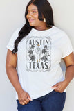 Simply Love Full Size AUSTIN  TEXAS Graphic Cotton T-Shirt