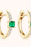 Lab-Grown Emerald Earrings