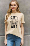 Simply Love Simply Love Full Size STAY WILD Graphic Cotton Tee