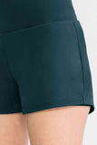 Wide Waistband Sports Shorts with Pockets