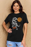 Simply Love Full Size Dinosaur Skeleton Graphic Cotton T-Shirt